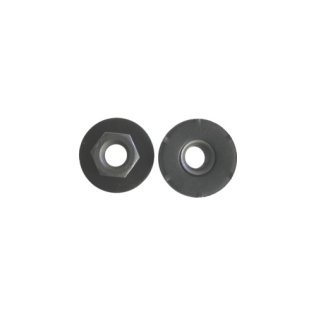 Metric Hex Nuts with 24mm Free Spinning Washer (25 per pack)