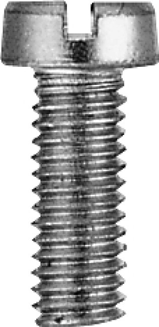 Machine Screw Slotted Cheese Head Zinc Finish Steel M6 x 12mm (100 per pack)