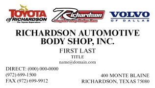 Toyota of Richardson Body Shop BC