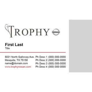 Trophy Nissan Business Cards - Basic