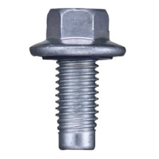 Drain Plug with Rubber Face - M12-1.75 Thread Size 15mm Hex Size 25mm Length Under Head (2 per pack)