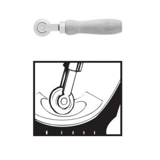 Tire Repair Tire Patch Application Tool Ball Bearing Roller Stitcher (Sold Individually)
