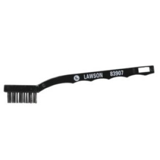 Shoe Plastic Handle Scratch Brush Stainless Steel (Sold Individually)
