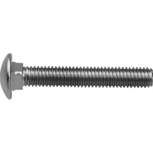 Carriage Bolt Grade 5 Steel Zinc Finish 3/8-16 x 2-1/2 (50 per pack)