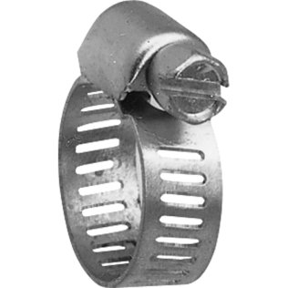 Super 77 Miniature Hose Clamps 300 Series Stainless Steel bands with 305 Series Stainless Steel Screw Size # 004 7/32-5/8 (25 per pack)