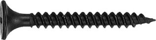 Drywall Screw Phillips Bugle Flat Head Black Finish Steel #6 x 1 (100 per pack)