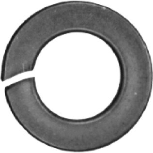 Lock Washer, 18-8 Stainless Steel, Plain Finish, 3/8 (25 per pack)