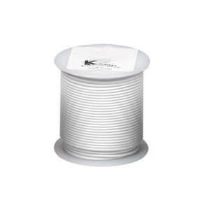 Cross Linked Primary Wire-10 AWG White 100' Length (Sold Individually)