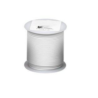 Cross Linked Primary Wire-20 AWG White 100' Length (Sold Individually)
