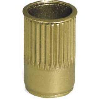 Diamond Grip II Threaded Insert Yellow Zinc Finish M4-0.7 (25 per pack)