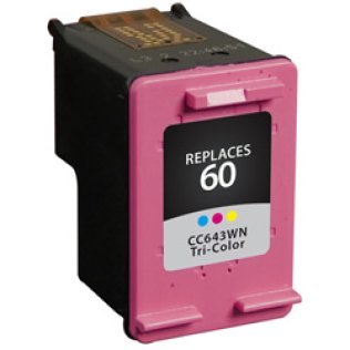 HP Remanufactured #60 (CC643WN) Tri-Color Compatible Inkjet Cartridge
