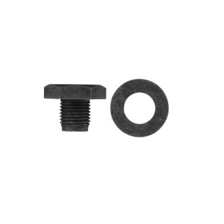 Drain Plug with Fiber Gasket - 1/2-20 Thread Size 7/8 Hex Size Chrysler Ford AMC (10 per pack)