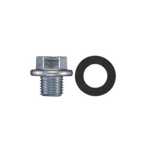 Metric Drain Plug with Fiber Gasket - M14-1.50 Thread Size 13mm Hex Size Chrysler Ford Mazda (10 per pack)
