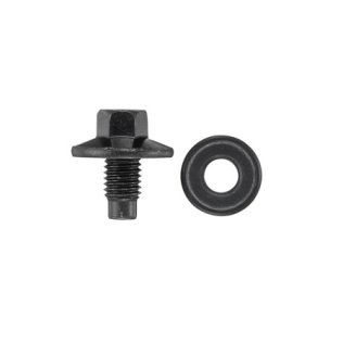 Metric Drain Plug with Rubber Gasket - M12-1.75 Thread Size 14mm Hex Size Saturn (5 per pack)