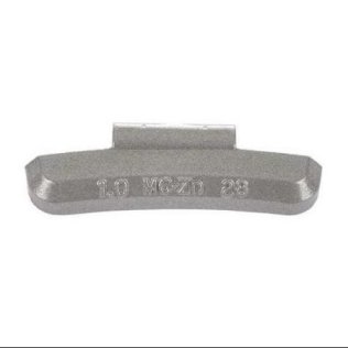 MCZ Series Coated Zinc Clip-on Wheel Weight - 1.0 oz. (25 per pack)