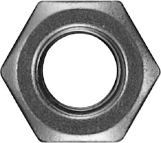 Hex Nut 304 Stainless Steel Plain Finish #5-40 (100 per pack)