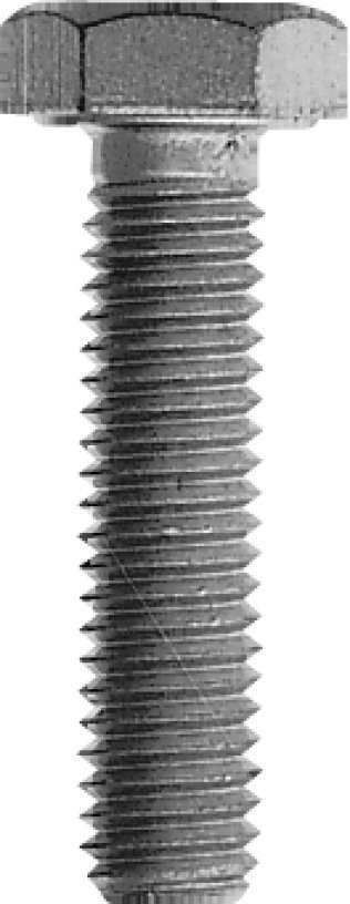Hex Head Cap Screw Property Class 8.8 DIN 933 Steel Zinc Finish M5-0.8 x 16 mm (100 per pack)