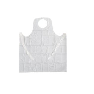 Vinyl PVC Apron 35 x 45 6 mil White 72 Per Case (case)