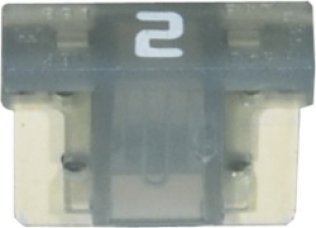 Low-Profile MINI Fuses-2 Amps Gray (5 per pack)