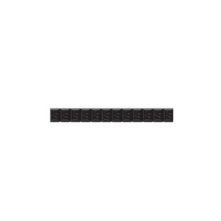 Type 380 Black Powder Coated Zinc Adhesive Wheel Weight - 60 g. Total Strip Weight; 12 - 5 g. Segments per Strip; 0.75 Strip Width; 6.75 Strip Length (50 per case)