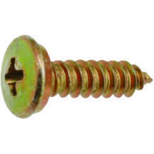 Phillips Wafer Head License Plate Screw - M4.8-1.59 Diameter; 16mm Length (50 per pack)