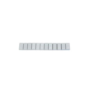 Coated Steel Adhesive Type Wheel Weight - 5 g. Segments 12 Segments per Strip 60 g. per Strip (25 per pack)