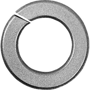 Lock Washer Alloy Steel Zinc Finish 7/16 (100 per pack)