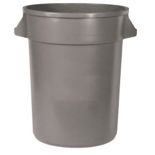 Trash Can 44-Gallon Garbage Container (fits on mobile dolly)