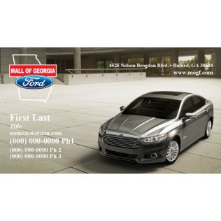 Mall of Georgia Ford Business Cards - Fusion