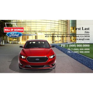 Mall of Georgia Ford Business Cards - Taurus