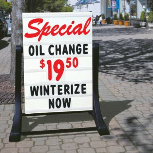 Deluxe Swinger Sidewalk Sign