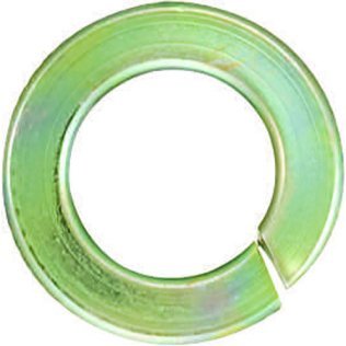 Lock Washer Alloy Steel Yellow Zinc Finish 1/2 (100 per pack)