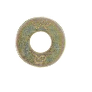 FalconGrip® - Flat Washer Thru-Hardened SAE Yellow Zinc Finish Steel 9/16 (50 per pack)