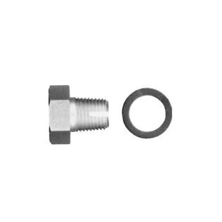 Drain Plug with Gasket - Oversized 1/2-20 Thread Size (10 per pack)