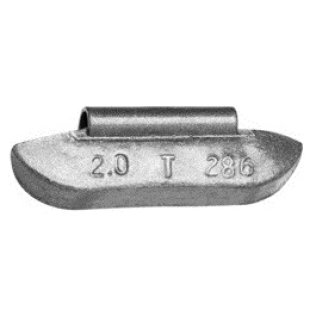 TN Series Polymer-Coated Lead Clip-on Wheel Weight - 1/2 oz. (25 per pack)