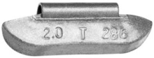 TN Series Polymer-Coated Lead Clip-on Wheel Weight - 2 oz. (25 per pack)