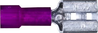 Female Disconnect-1/4 Tab Width Nylon-Insulated 22-18 AWG Blue (100 per pack)