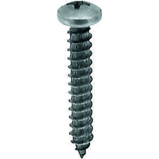 Phillips Pan Head Trim Screw - #10 Diameter; 3/4 Length; Phillips Drive; Pan Head; Steel; Special Black Finish; Sheet Metal Screw (100 per pack)