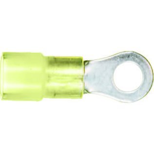 Ring Tongues 12-10 AWG 8-10 Stud Size Nylon-Insulated Yellow (100 per pack)