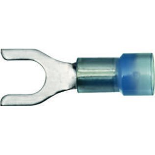 Spade Terminal 16-14 AWG Nylon-Insulated #8-10 Stud Size Blue (100 per pack)