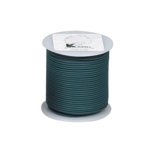 Plastic Covered Primary Wire-14 AWG Green 100' Length 15 Amps (Sold Individually)