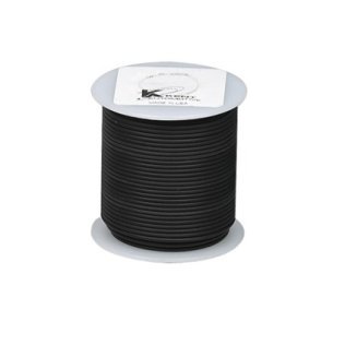 Plastic Covered Primary Wire-18 AWG Black 100' Length 7 Amps (Sold Individually)