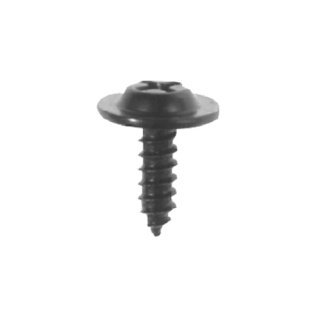 Phillips Washer Faced Trim Screw - #8 Diameter; 1/2 Length; Phillips Drive; Washer Faced Head; Steel; Special Black Finish; Sheet Metal Screw (100 per pack)