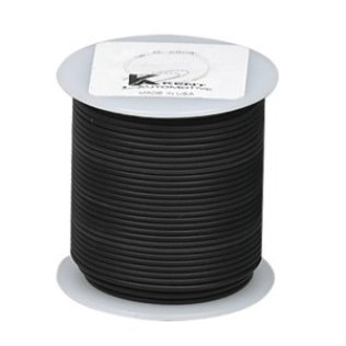 Plastic Covered Primary Wire-10 AWG Black 100' Length 30 Amps (Sold Individually)