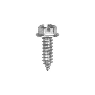 Slotted Hex Washer Head License Plate Screw (100 per pack)