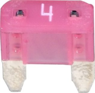 MINI Fuses-4 Amps Pink (5 per pack)