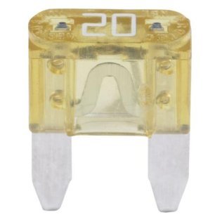 MINI Fuses-20 Amps Yellow (5 per pack)