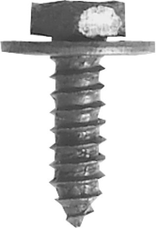 Hex Head Sheet Metal Screw with 16mm Washer - M4.2 Diameter (50 per pack)