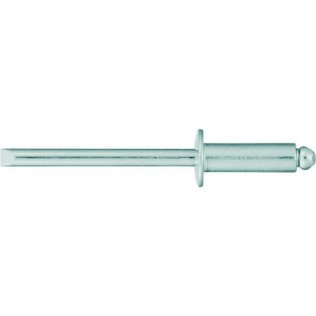 Pull Rivet Grip-Tite Aluminum/Aluminum Standard Flange (Dome Head) .376 - .500 Grip Range 3/16 Diameter (100 per pack)