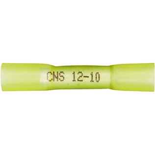 Butt Connector 12-10 AWG Yellow (50 per pack)